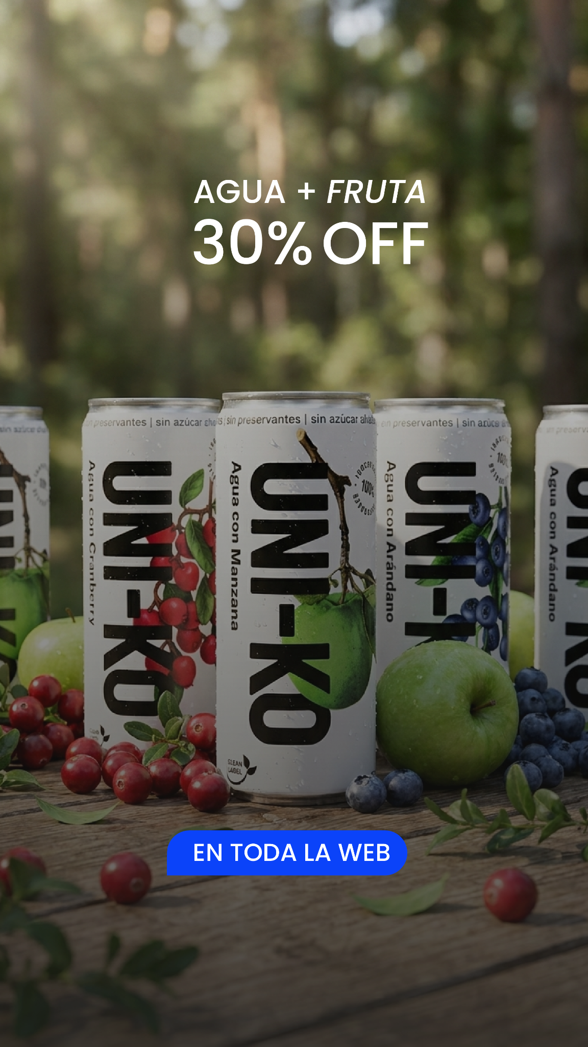 Uni-ko Facebook ad: 30% OFF EN TODO