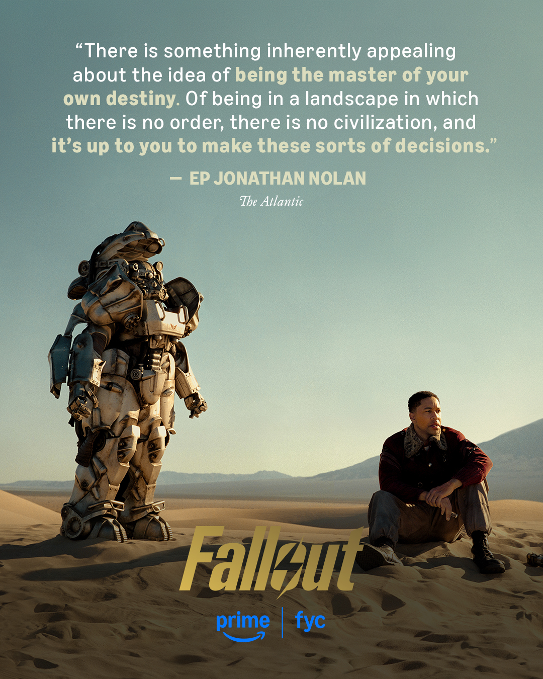 Amazon MGM Studios Facebook ad: FYC | FALLOUT | Outstanding Drama Series