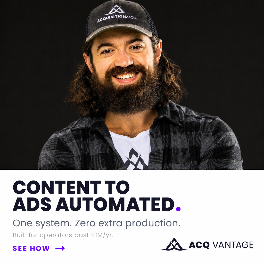 Alex Hormozi Facebook ad