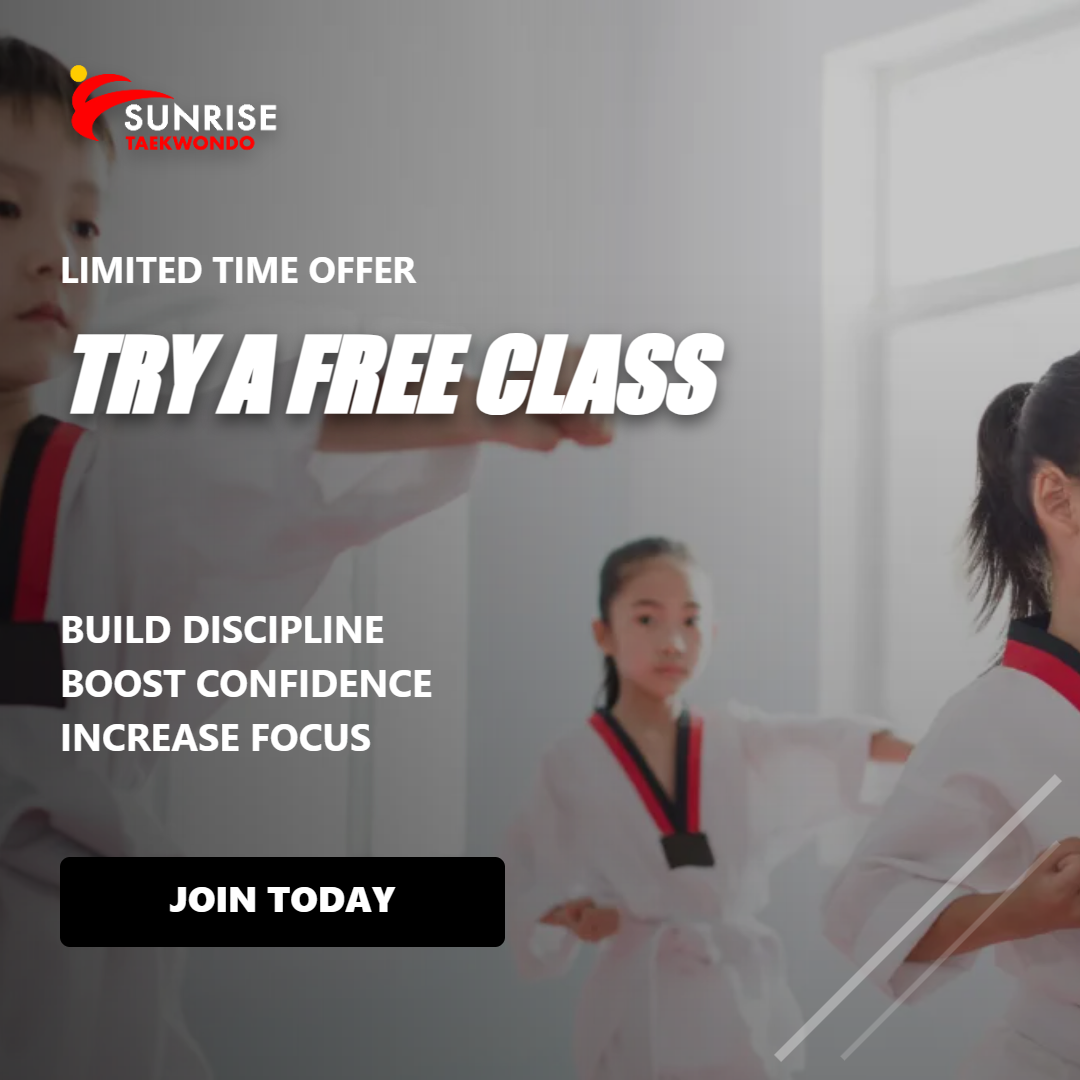 Sunrise Taekwondo Facebook ad