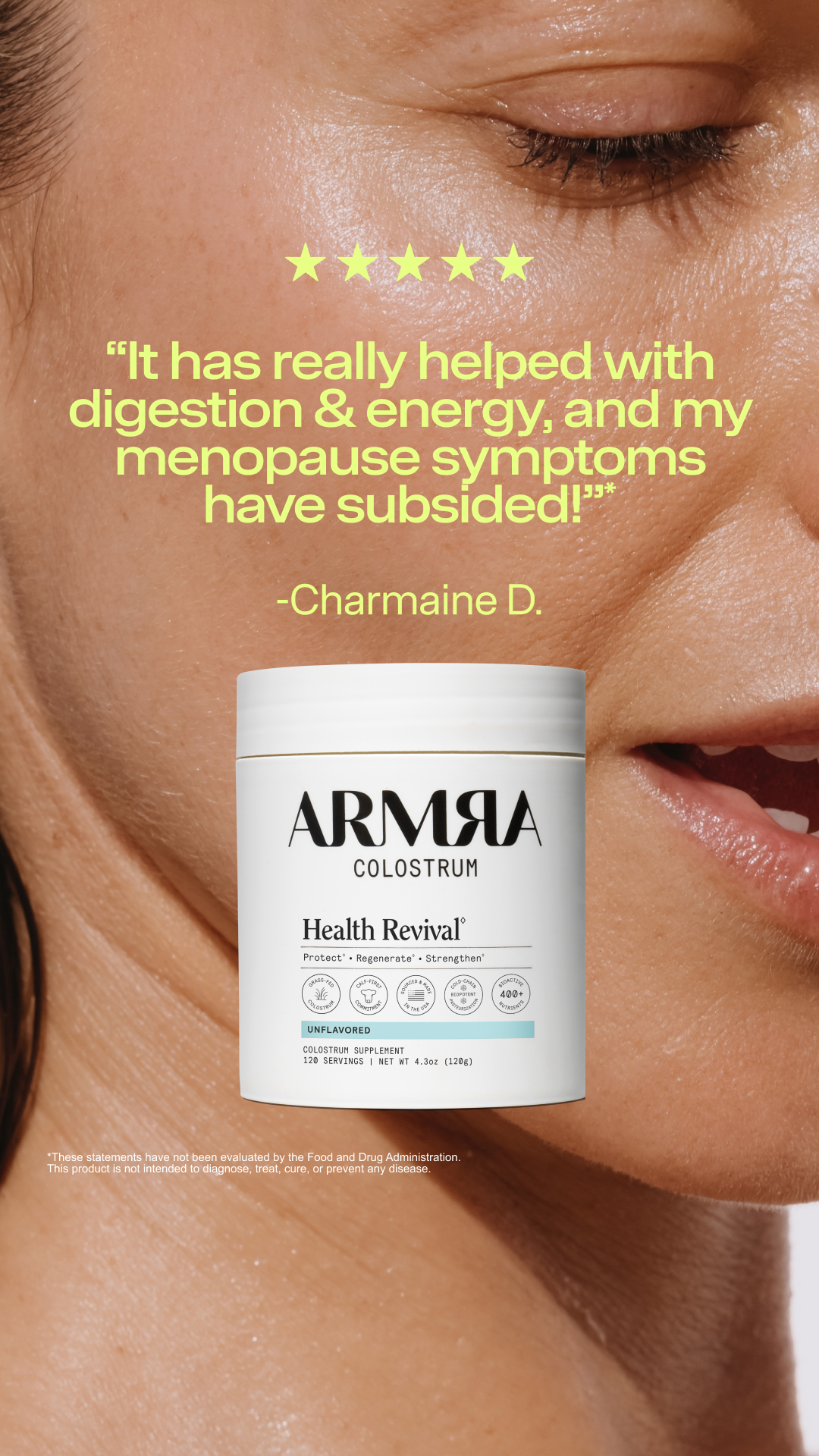 ARMRA Facebook ad