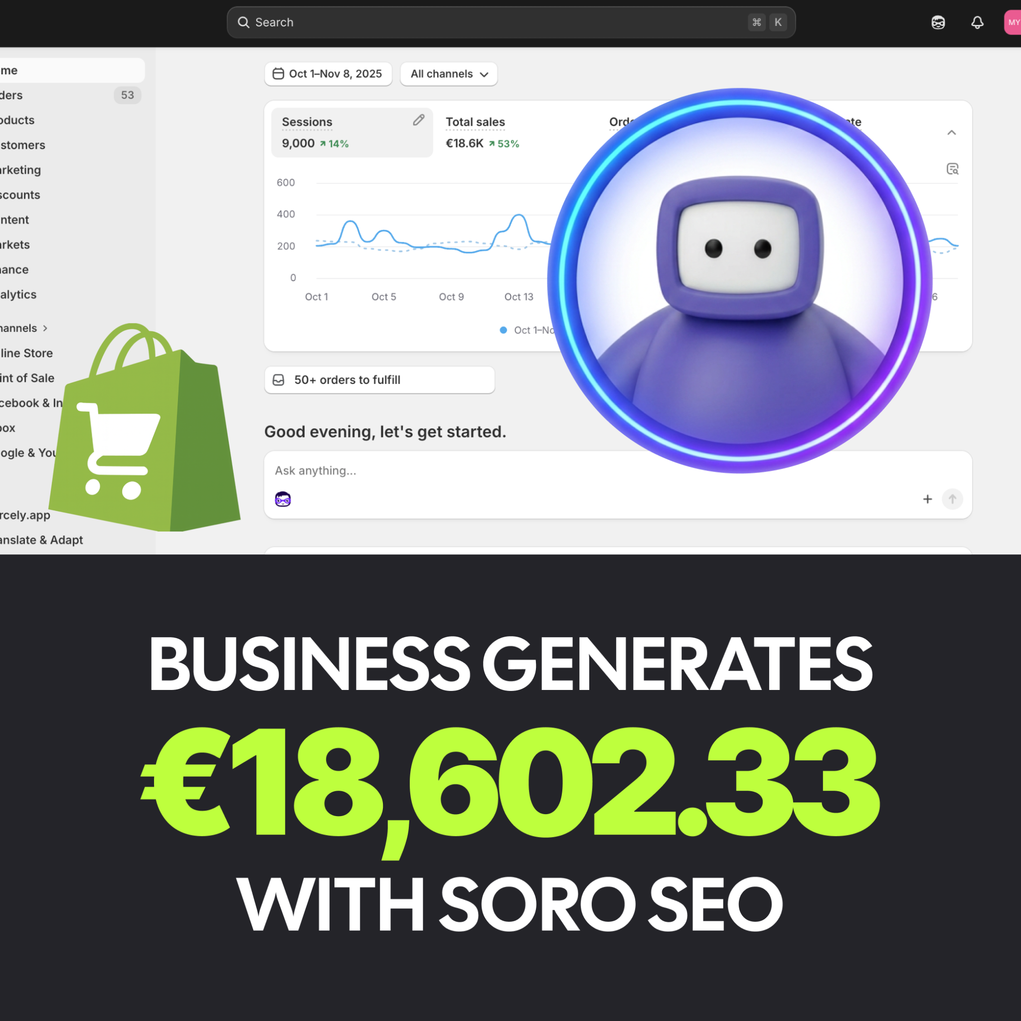 Soro SEO Facebook ad