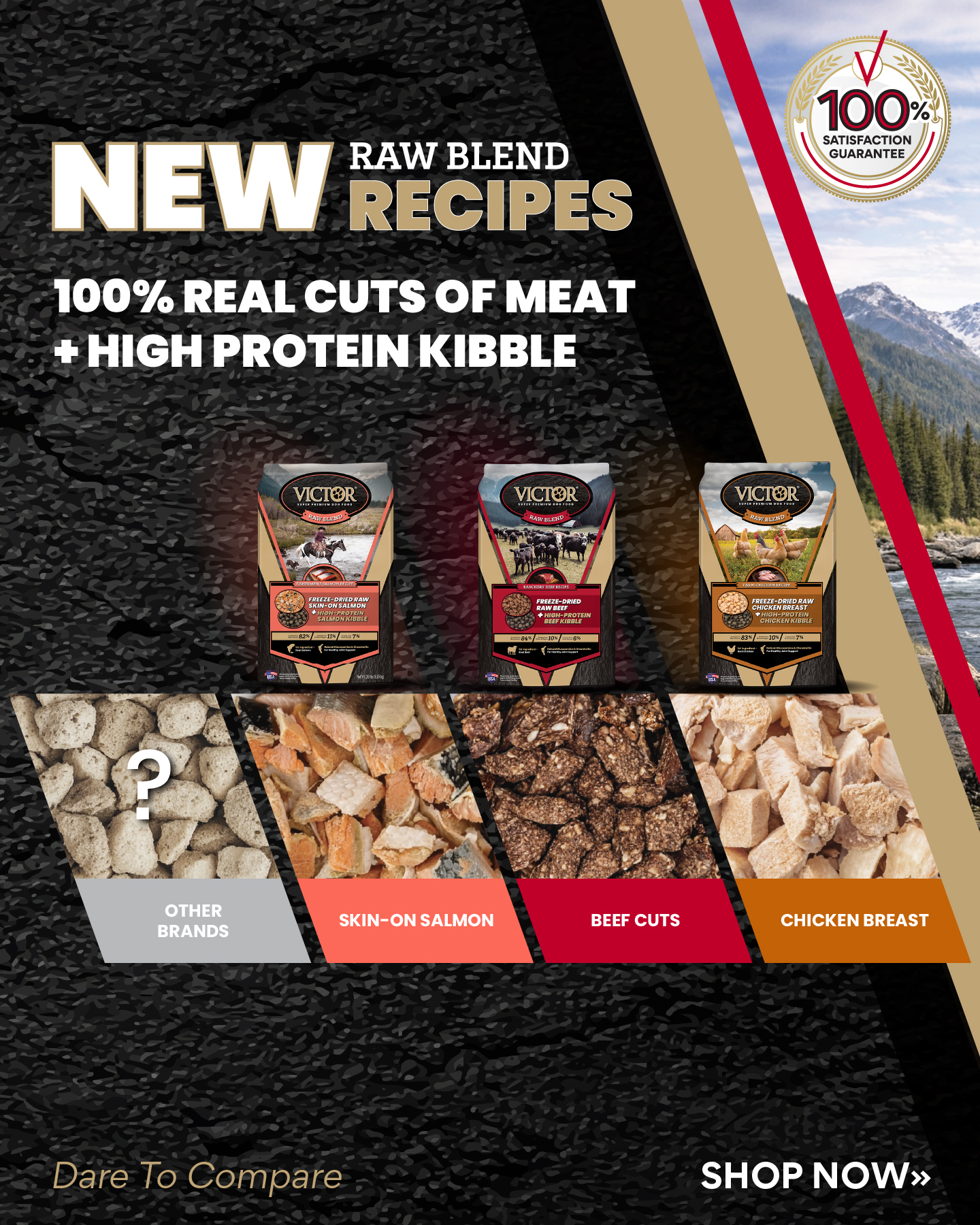 VICTOR Super Premium Pet Food Facebook ad
