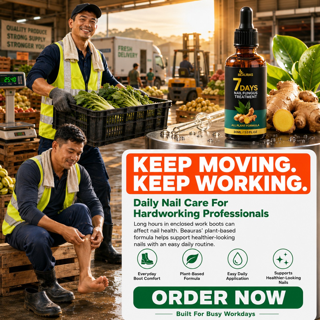 7 days Nail Fungus Treatment Oil Facebook ad
