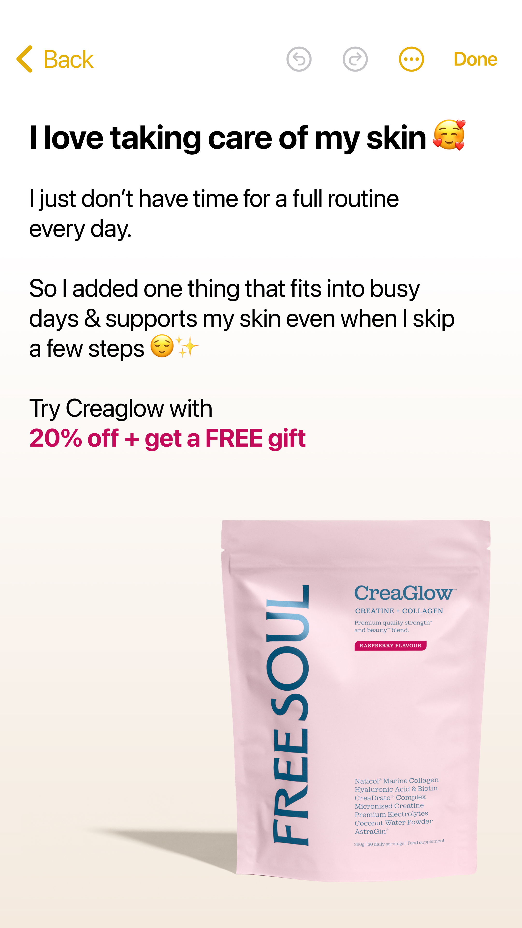 Free Soul Facebook ad