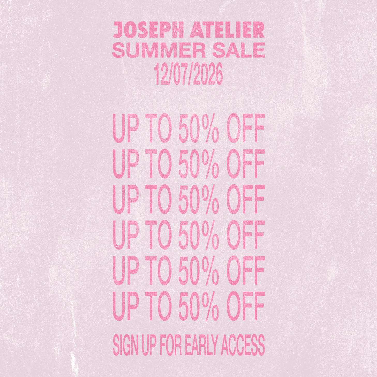Joseph Atelier Facebook ad