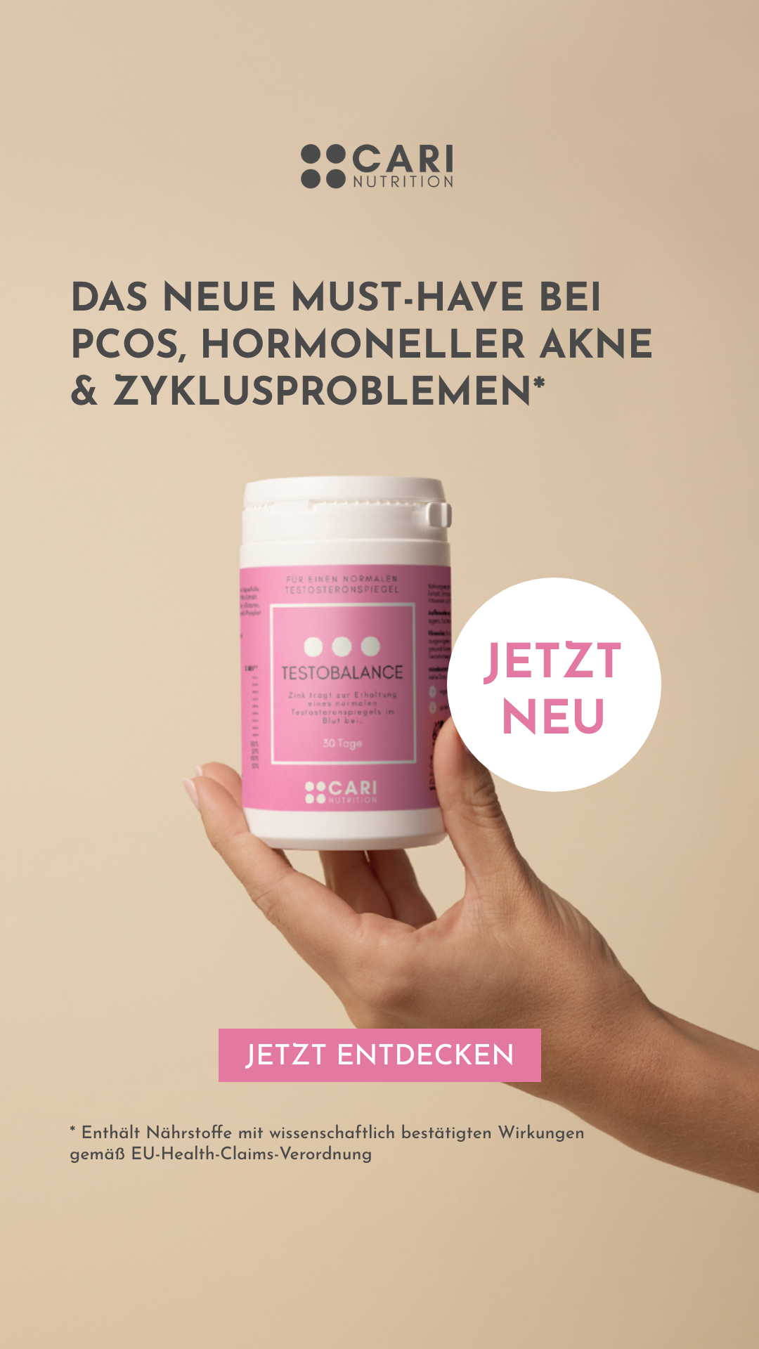 CARI Nutrition Facebook ad