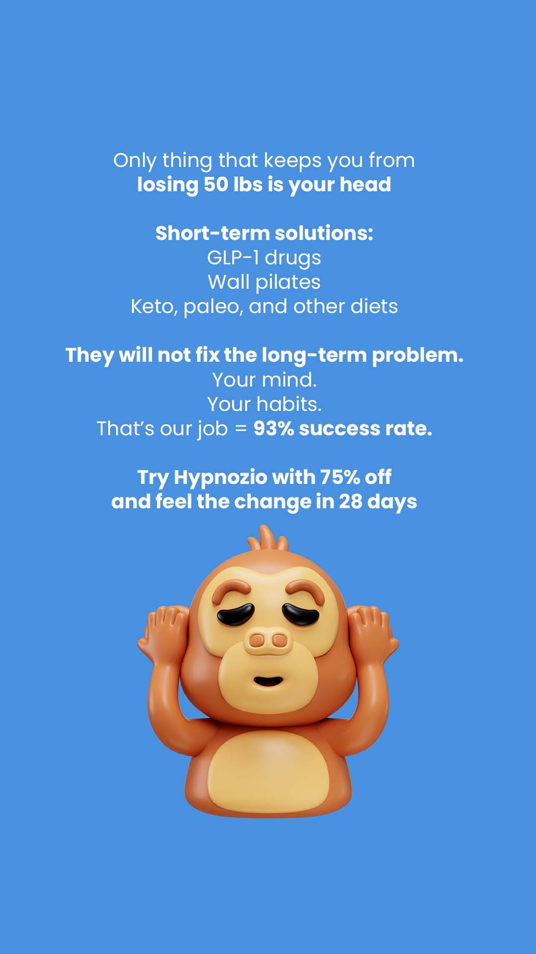 Hypnozio: power of hypnotherapy Facebook ad