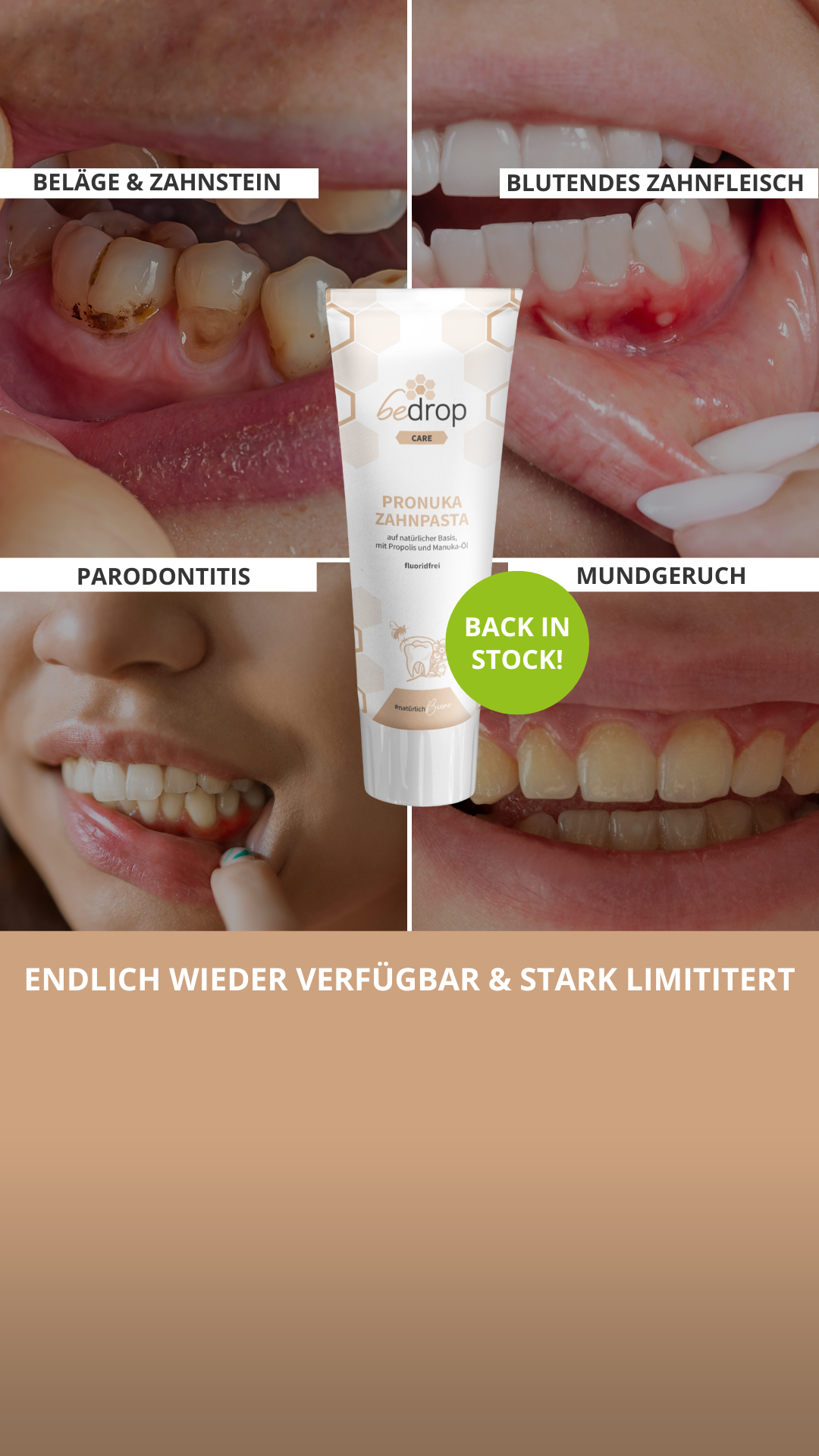 Bedrop #natürlichbiene Facebook ad