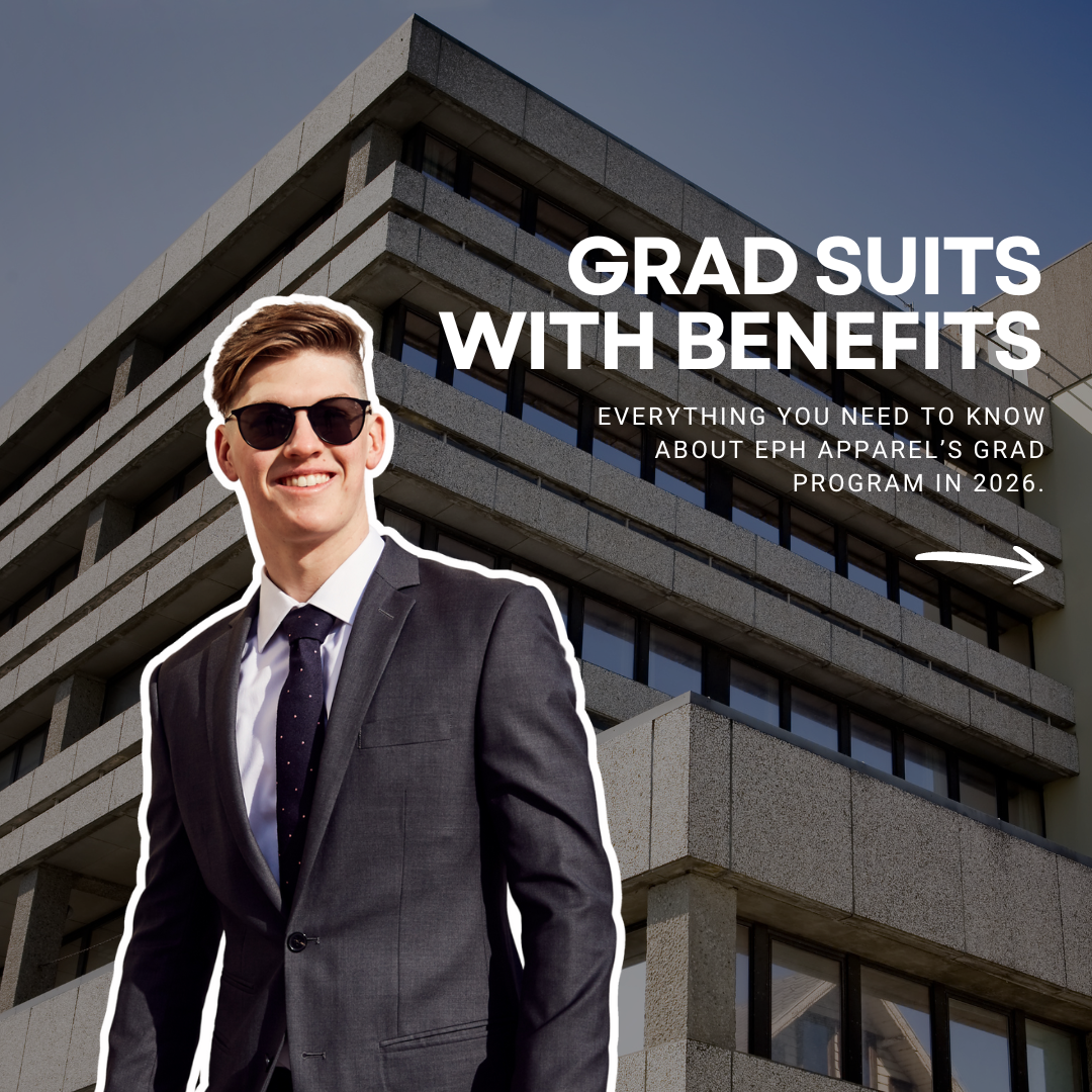 Eph Apparel Facebook ad: Purchase a custom grad suit starting at $429…