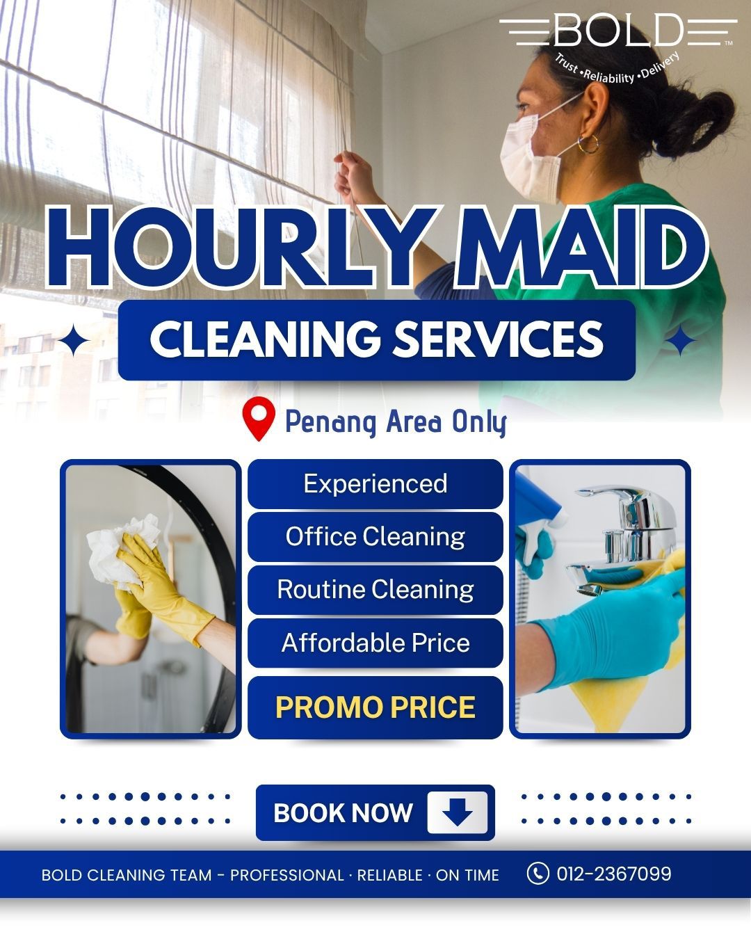 Bold Group of Companies Facebook ad: House Messy? Office Dusty?