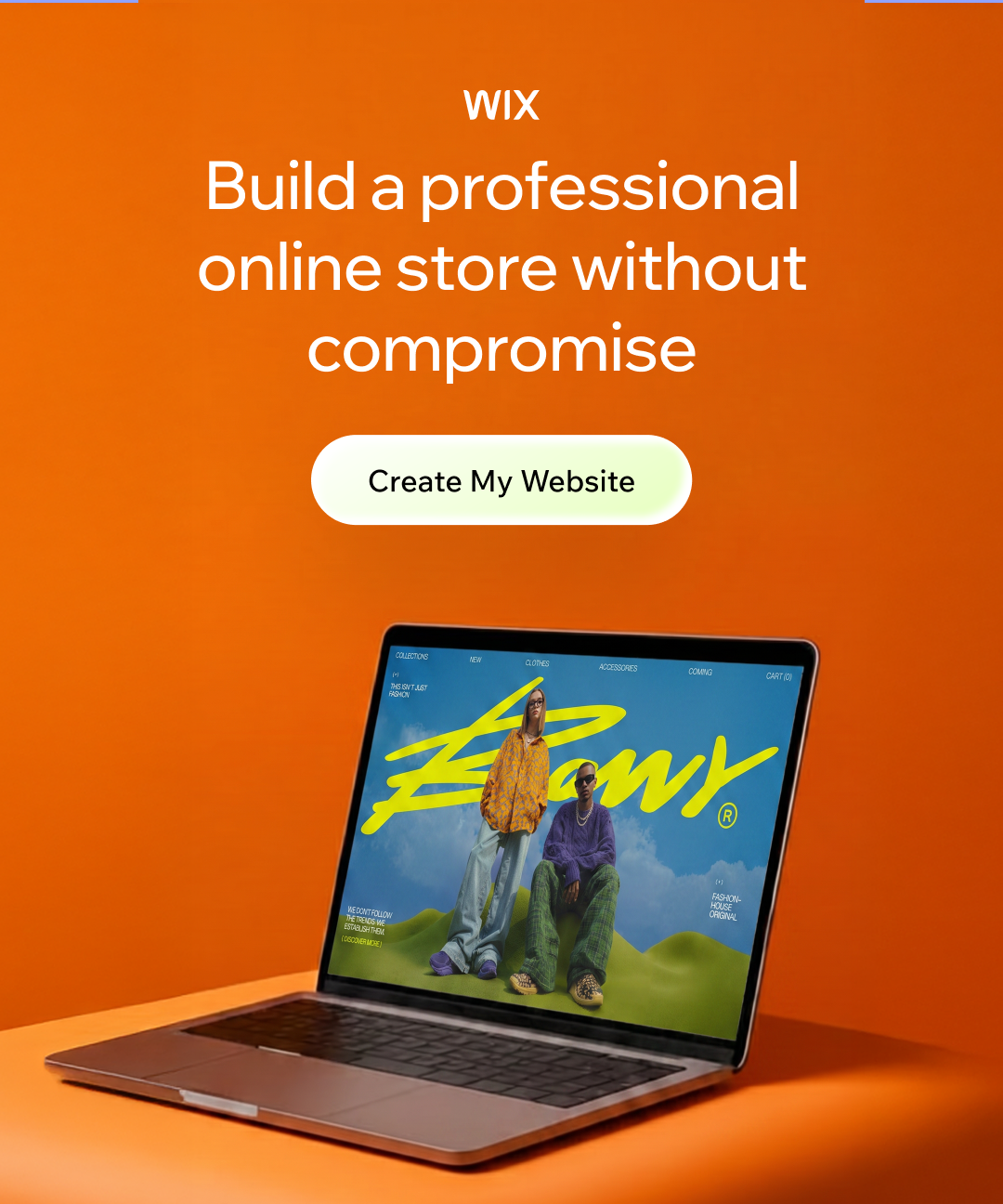 Wix Facebook ad