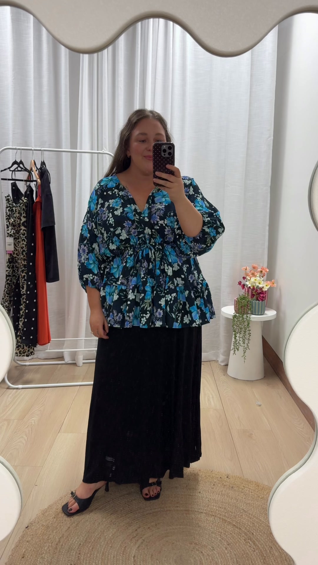 Proud Poppy Clothing Facebook ad: Meet Brooklyn In Indigo Blooms