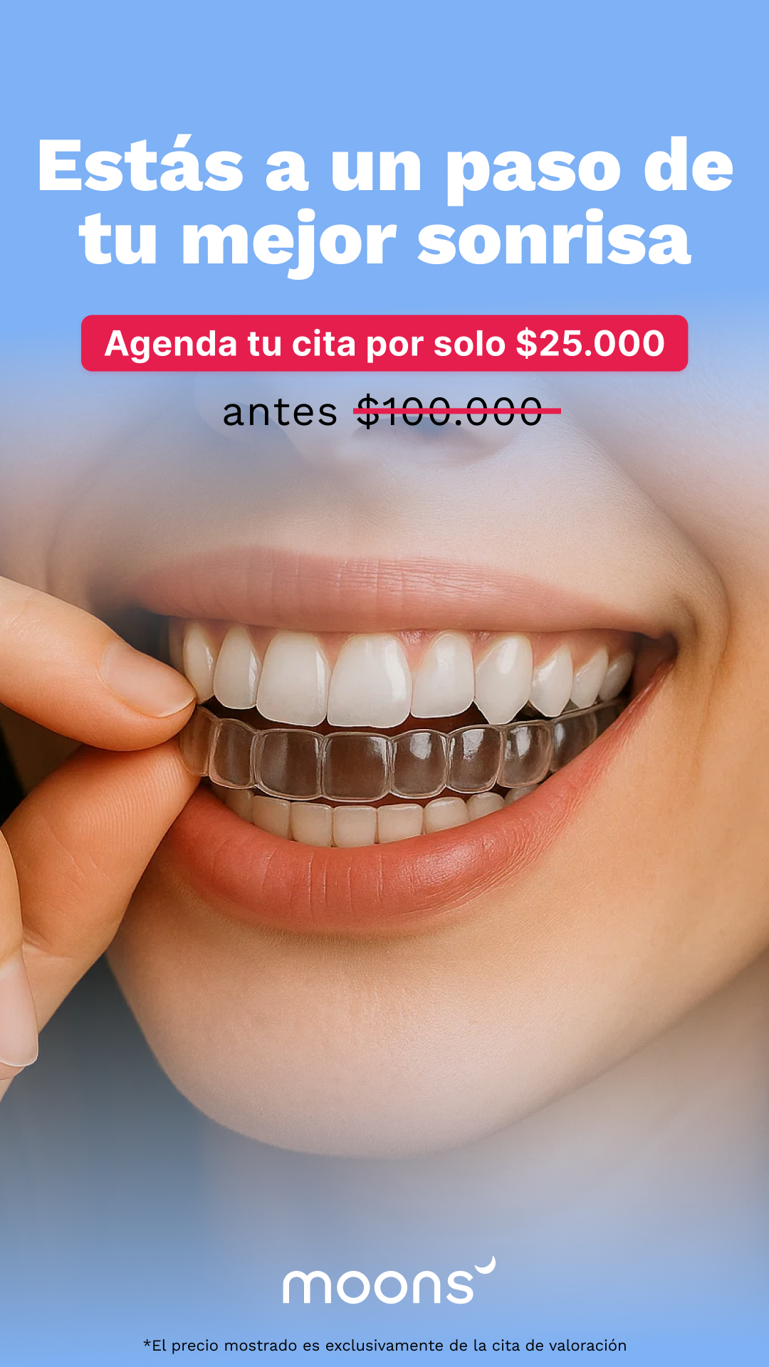 moons Facebook ad: Agenda HOY por solo $25.000