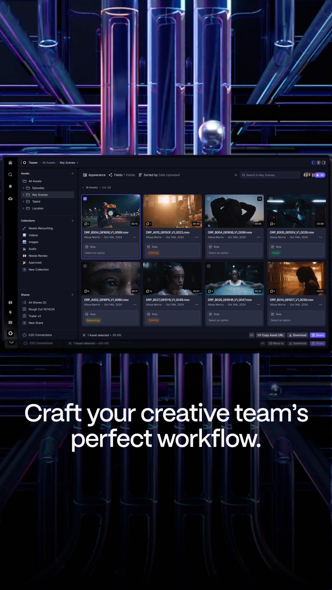 Frame.io Facebook ad