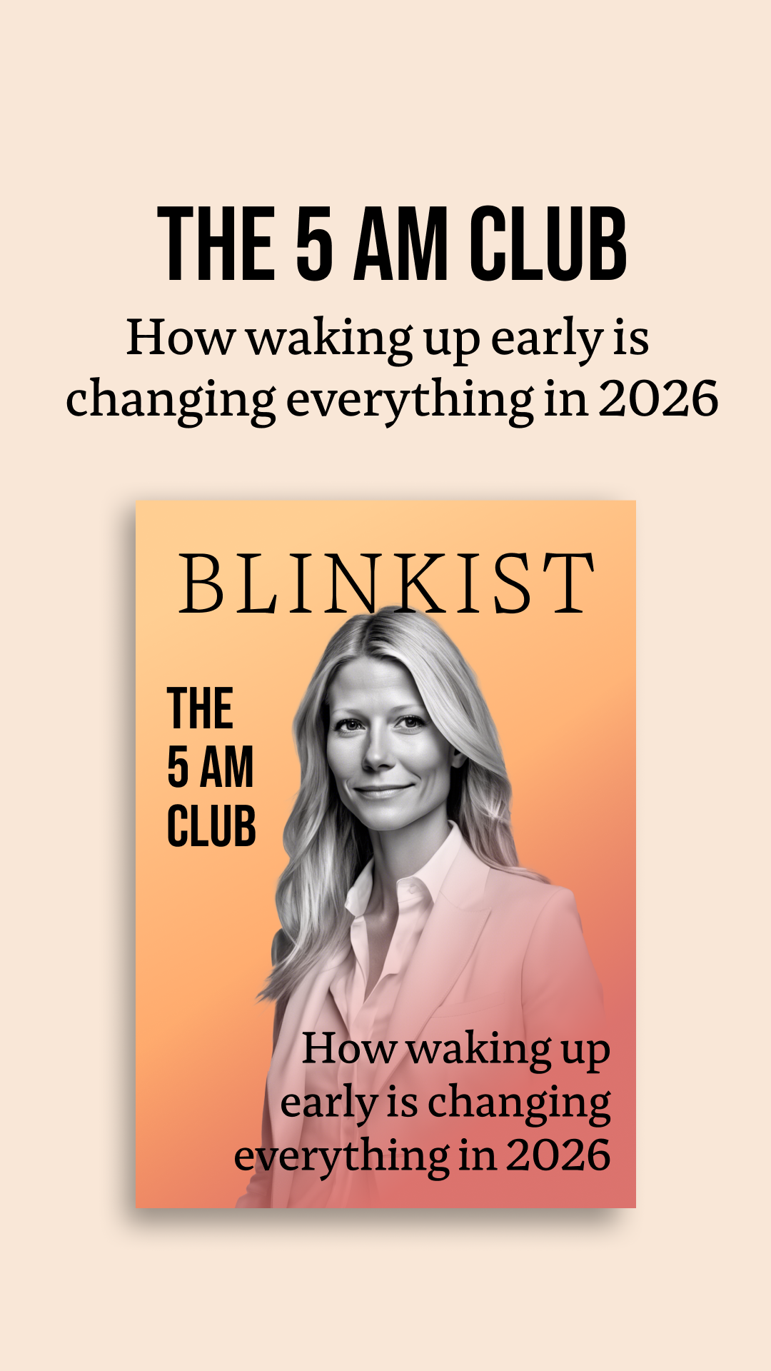 Blinkist Facebook ad