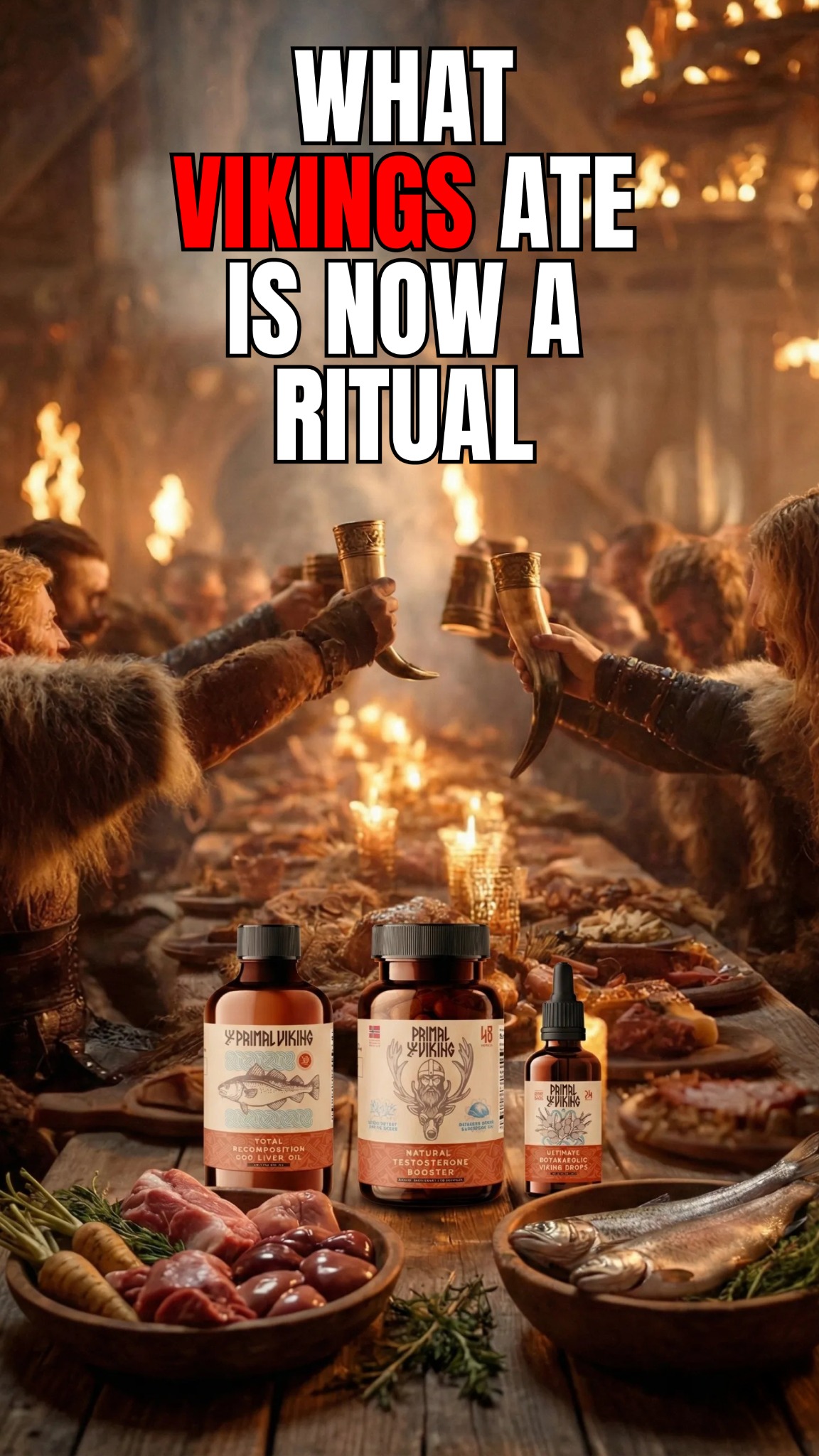 Primal Viking Facebook ad
