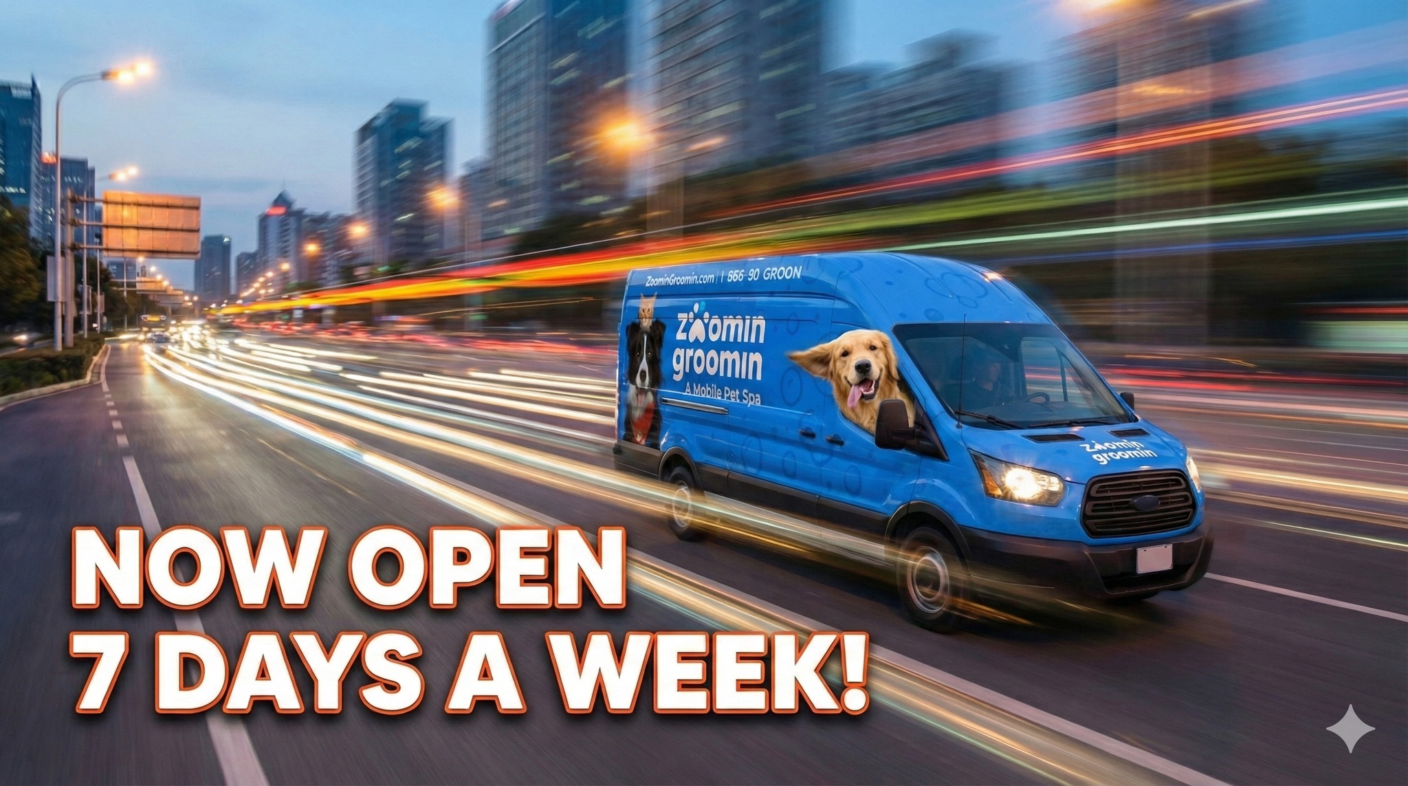 Zoomin Groomin - NW Arkansas Facebook ad