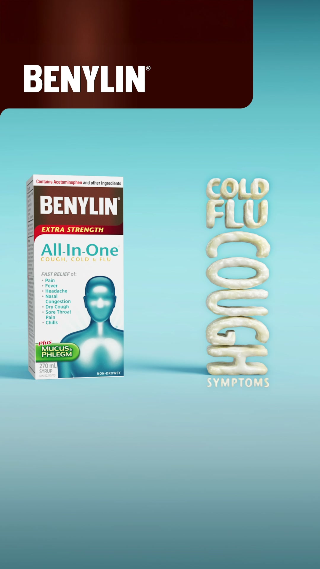 Benylin Canada Facebook ad: Let Beny Handle it