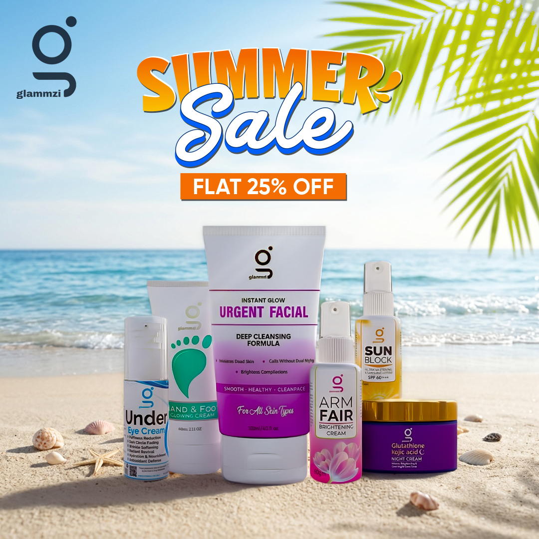Glammzi Facebook ad: SUMMER SALE IS LIVE.!