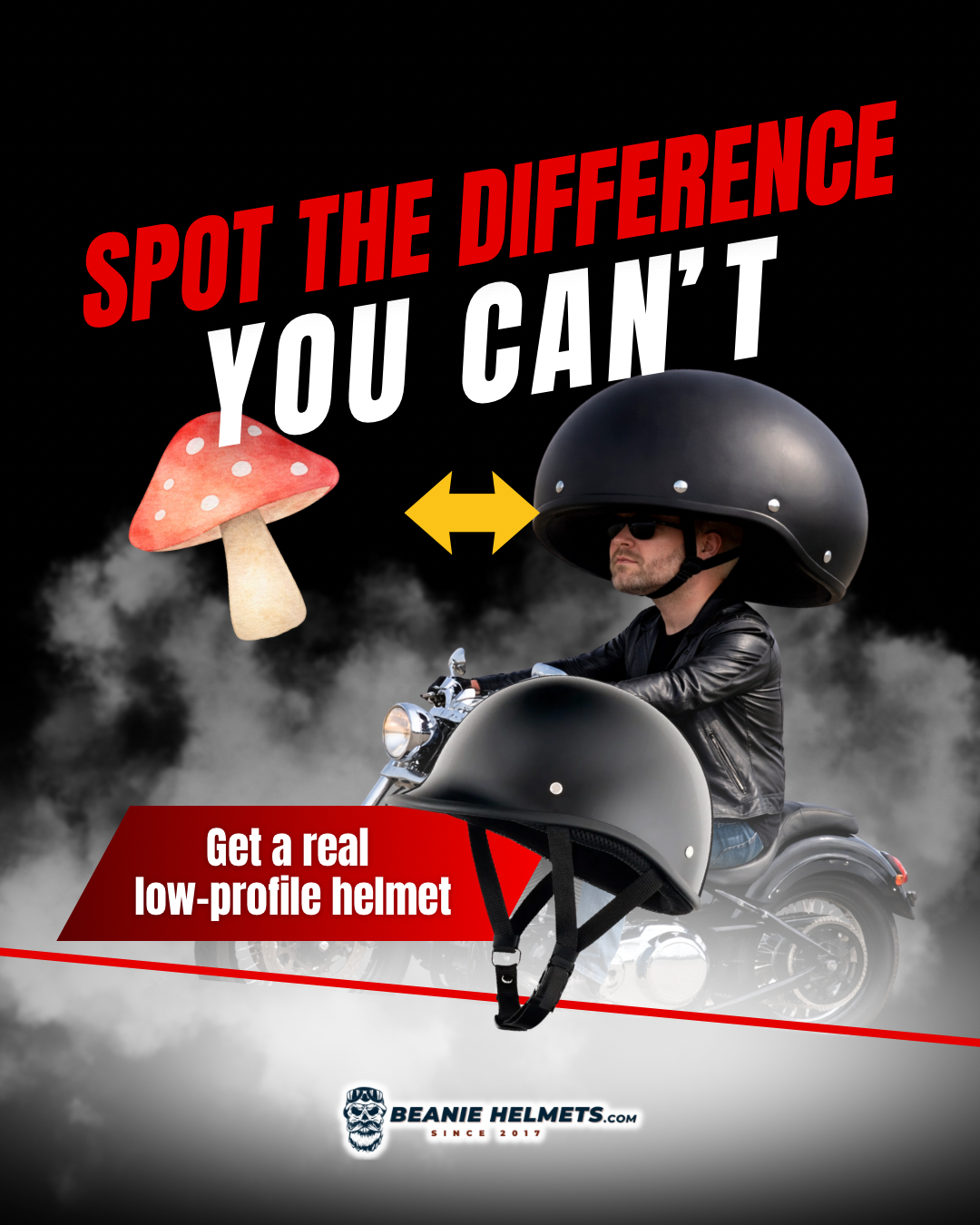 Beanie Helmets Facebook ad