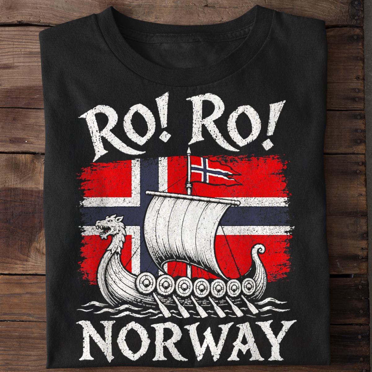 Norwegian Lifestyle Facebook ad: Norway Flag Shirts and Norwegian Flag with Ro!