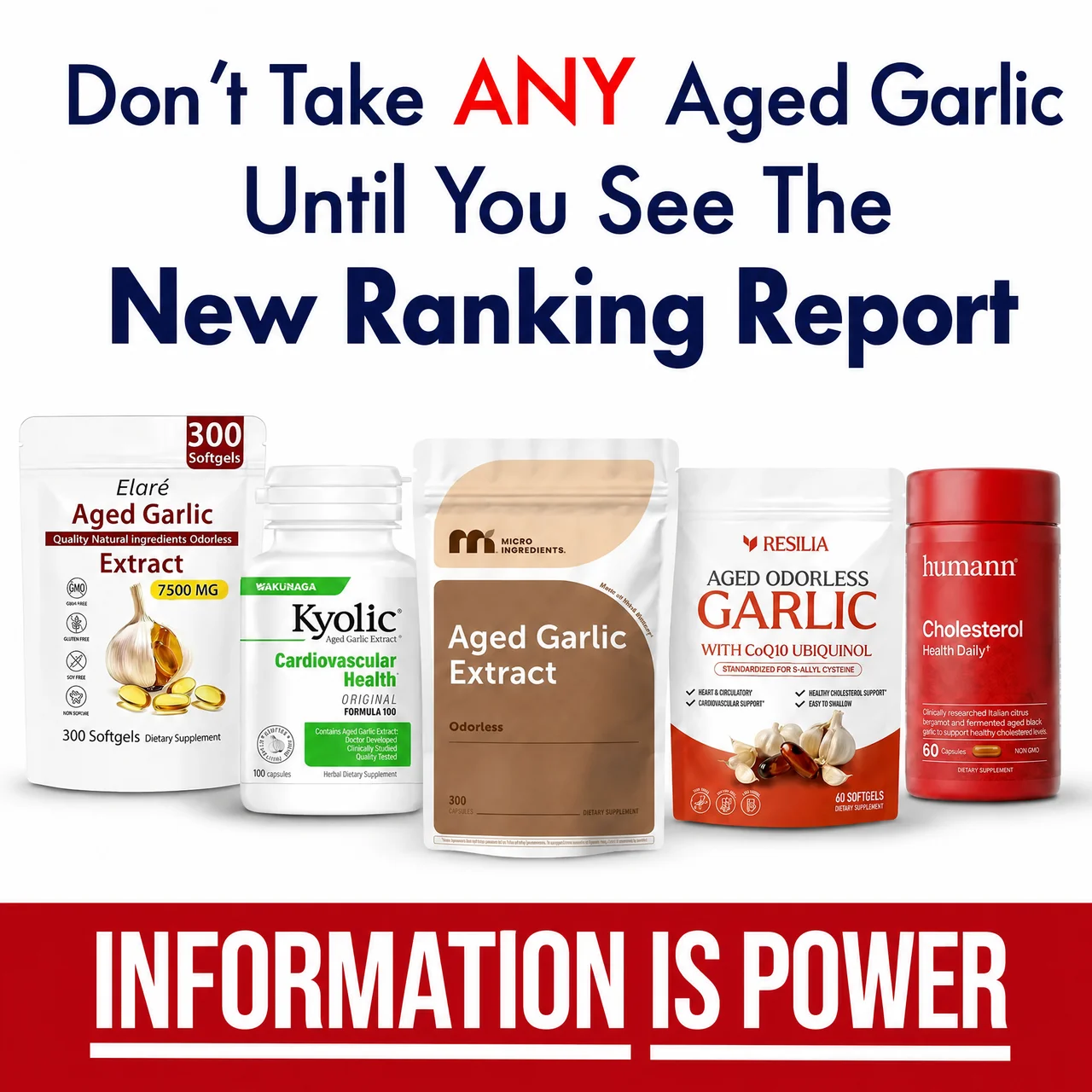 Garlic Supplement Reviews Facebook ad
