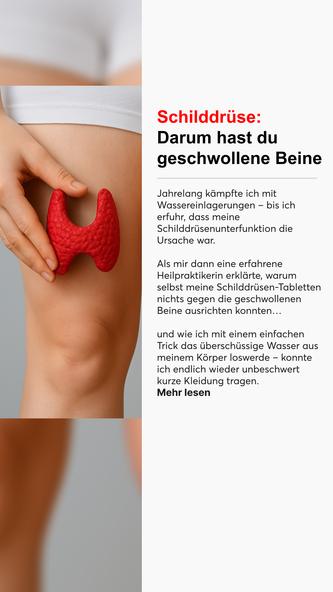 Mission Schilddrüse Facebook ad