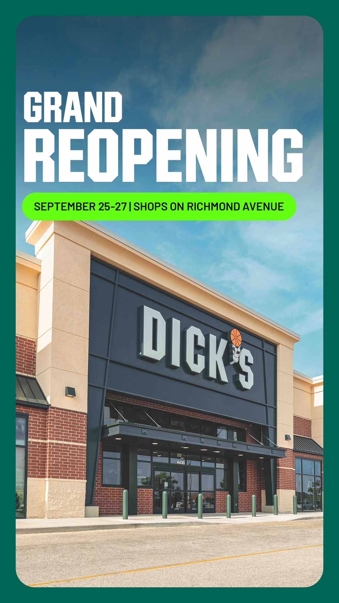 DICK'S Sporting Goods Facebook ad: You're Invited