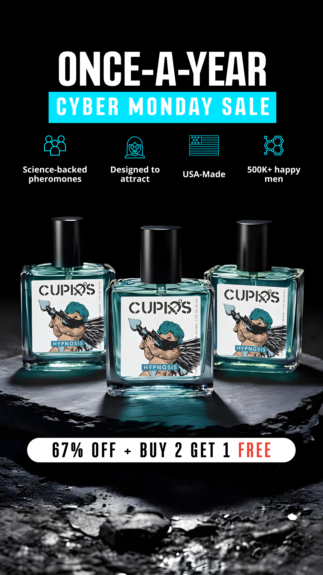 Try Cupids Facebook ad