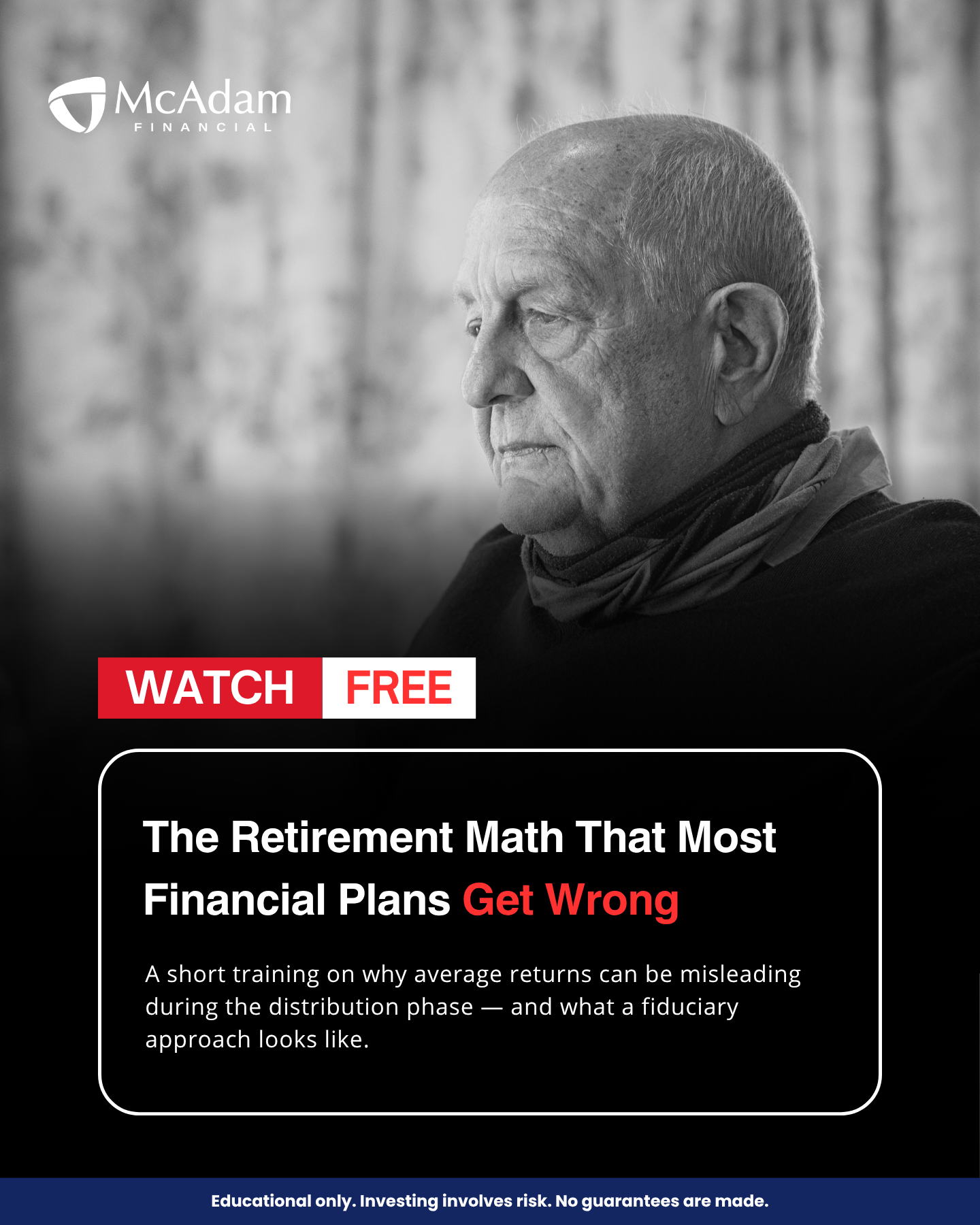Chris DeGiacomo Facebook ad: Same Money. Same Returns. Very Different Outcomes. Here's…