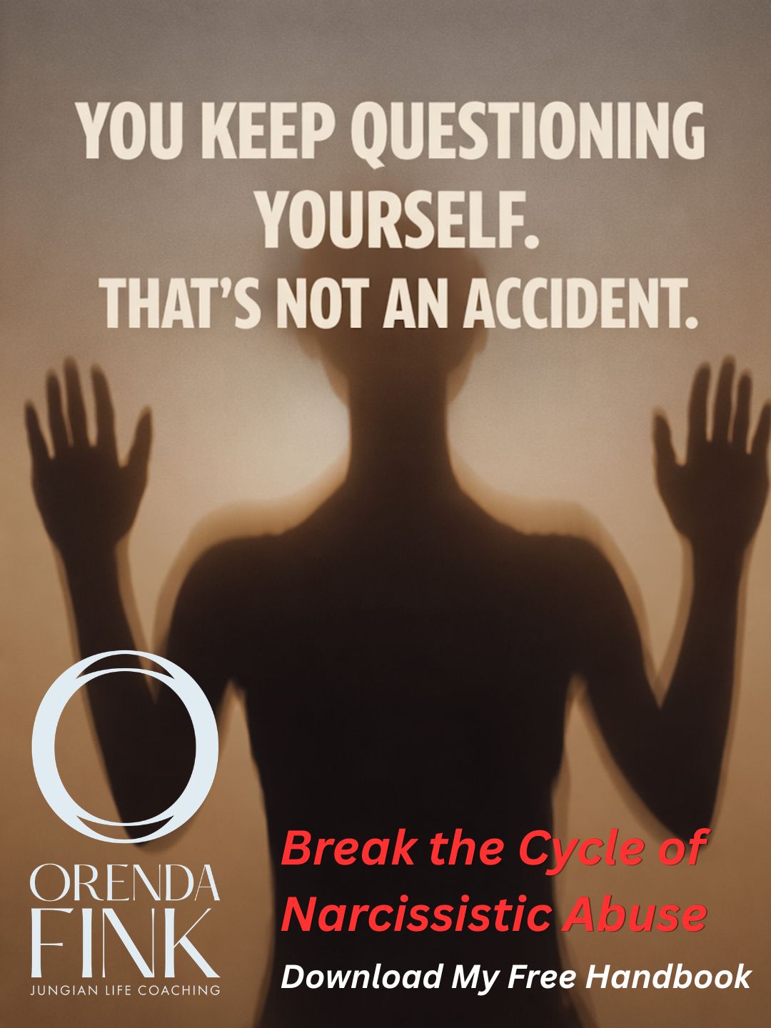 Orenda Fink Facebook ad: You keep questioning yourself.