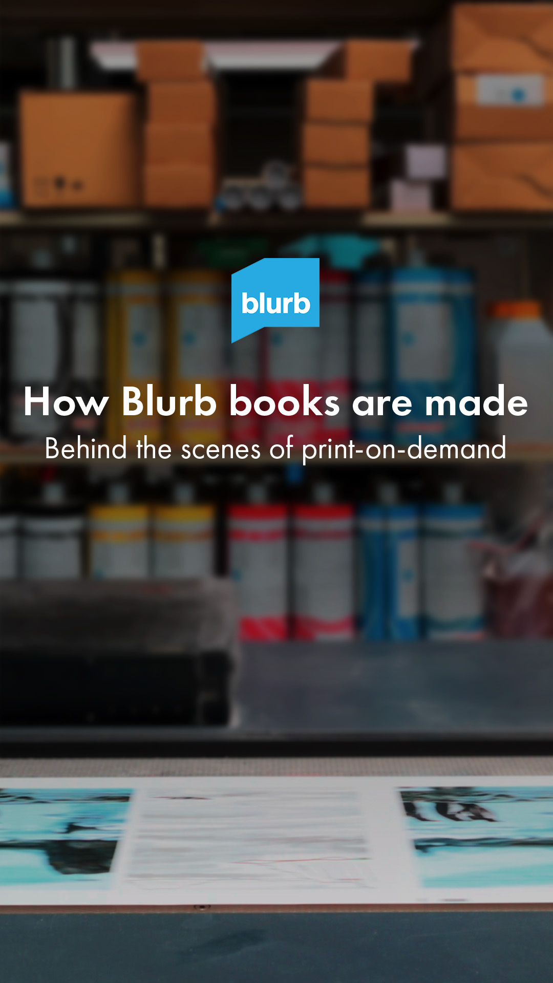 Blurb Books Facebook ad: High-quality custom books
