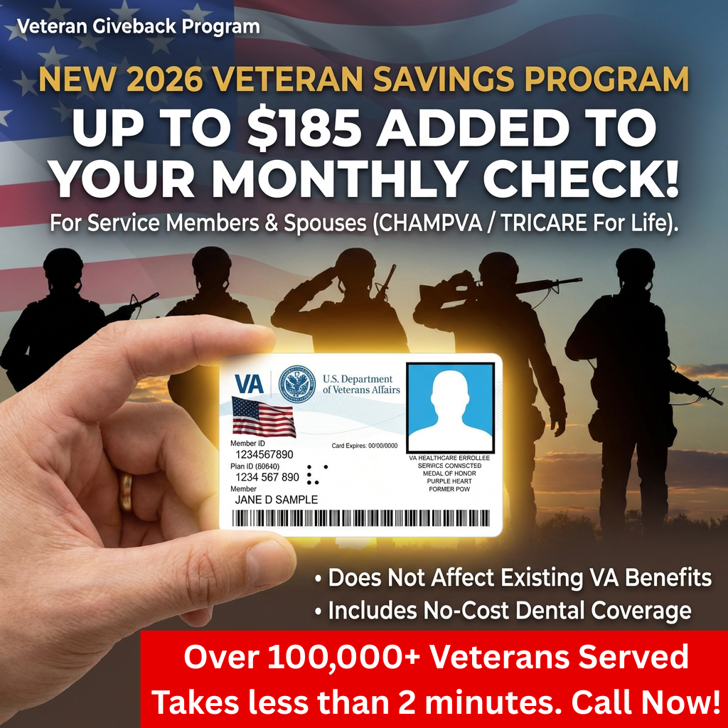 Veteran Giveback Program Facebook ad