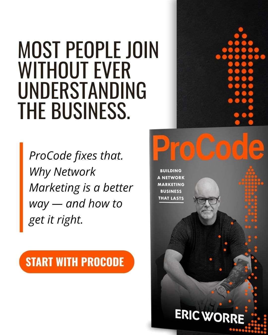 Eric Worre Facebook ad: Eric Worre's First New Book in 13 Years. Watch the Launch…