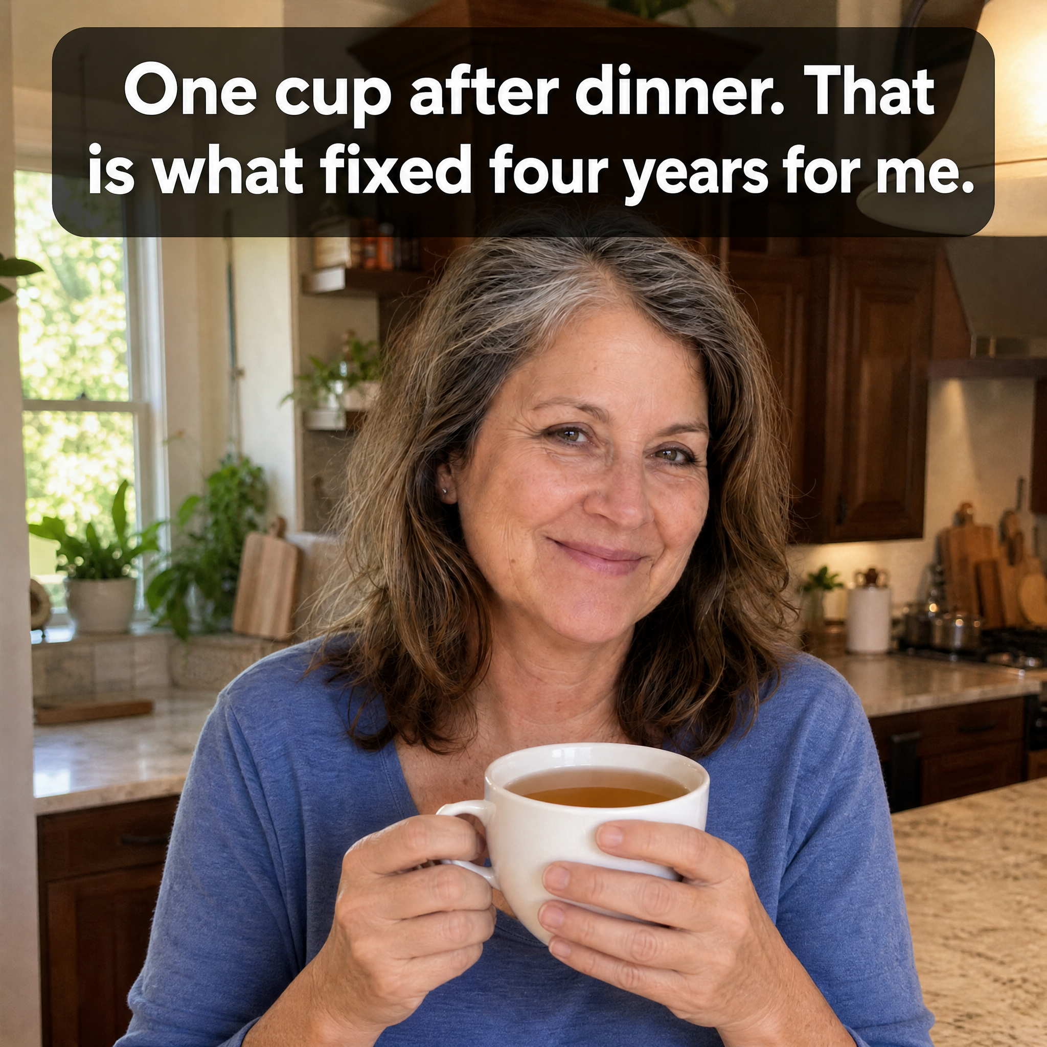 Homemade Beauty Facebook ad: Constipated & Bloated For 4 Years. One Cup Ended It