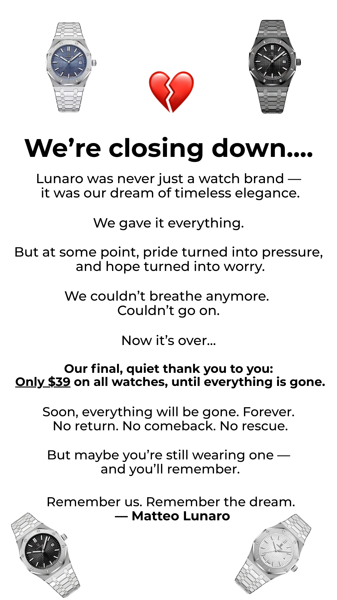 Lunaro Facebook ad