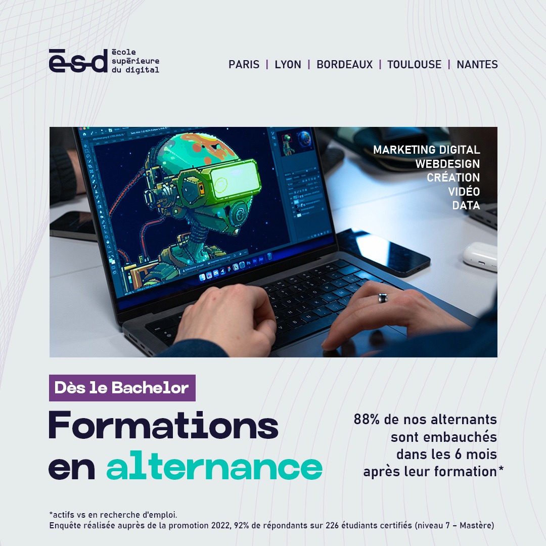 ESD - École Supérieure du Digital Facebook ad