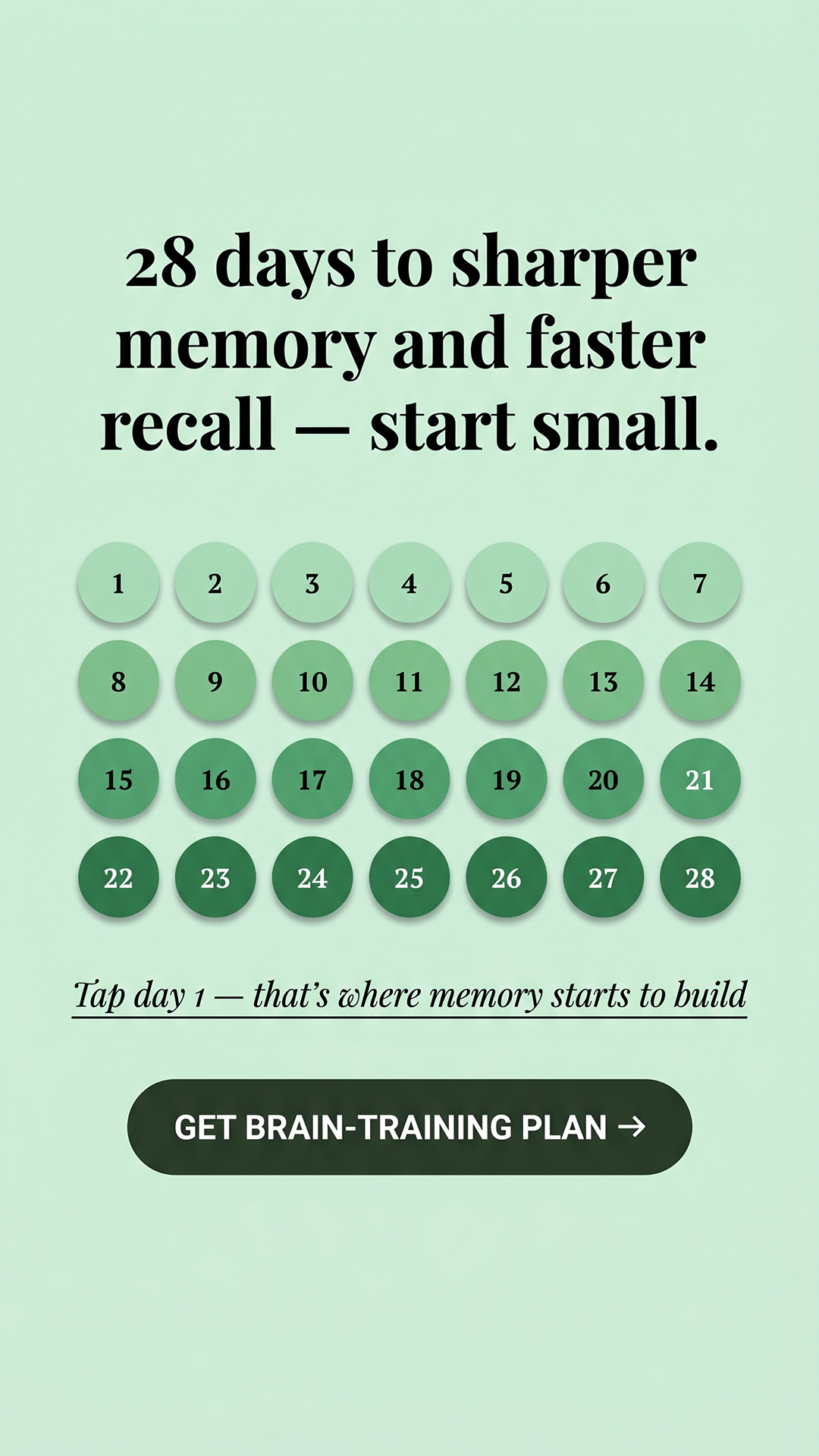 Impulse: Brain Training & Self-Discovery Facebook ad
