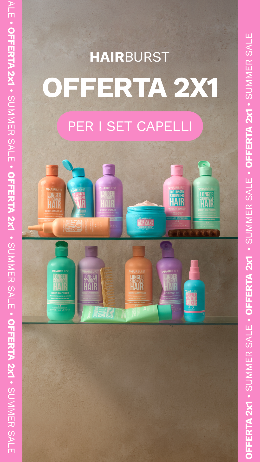 Hairburst Italia Facebook ad