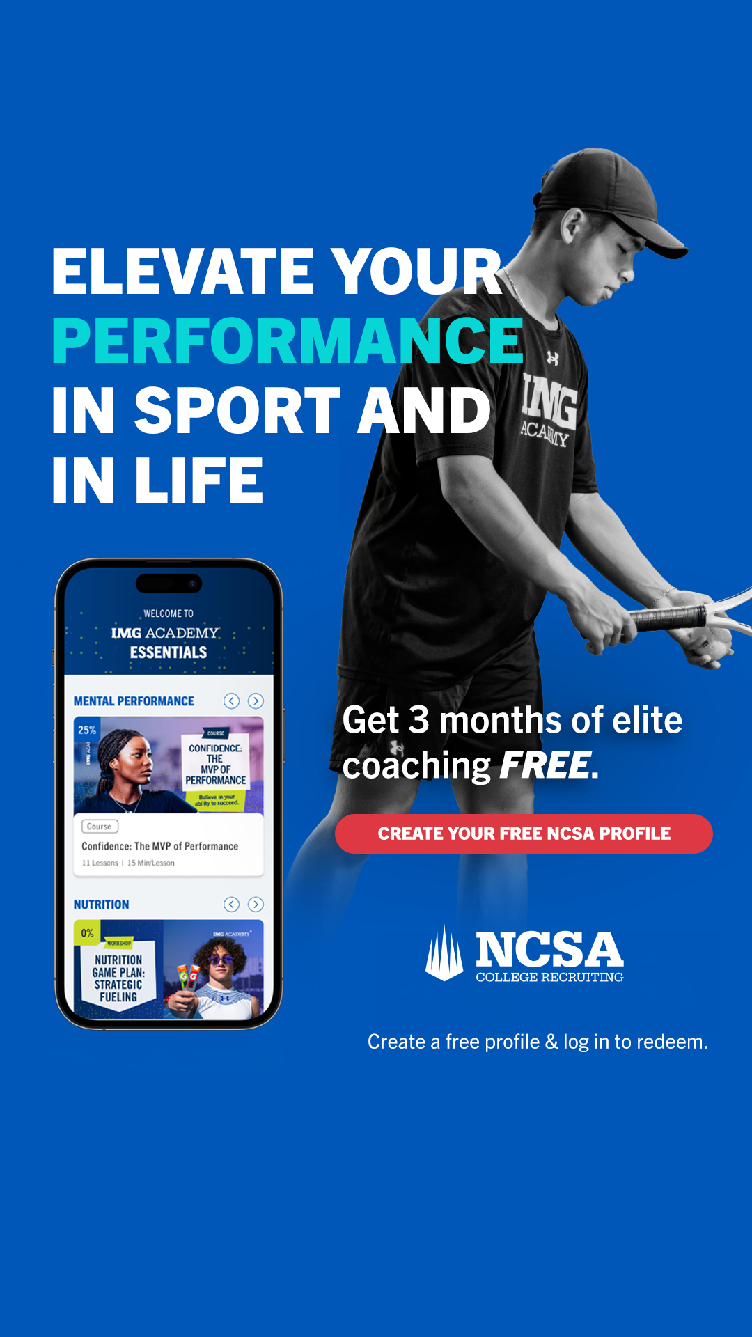 NCSA College Recruiting Facebook ad