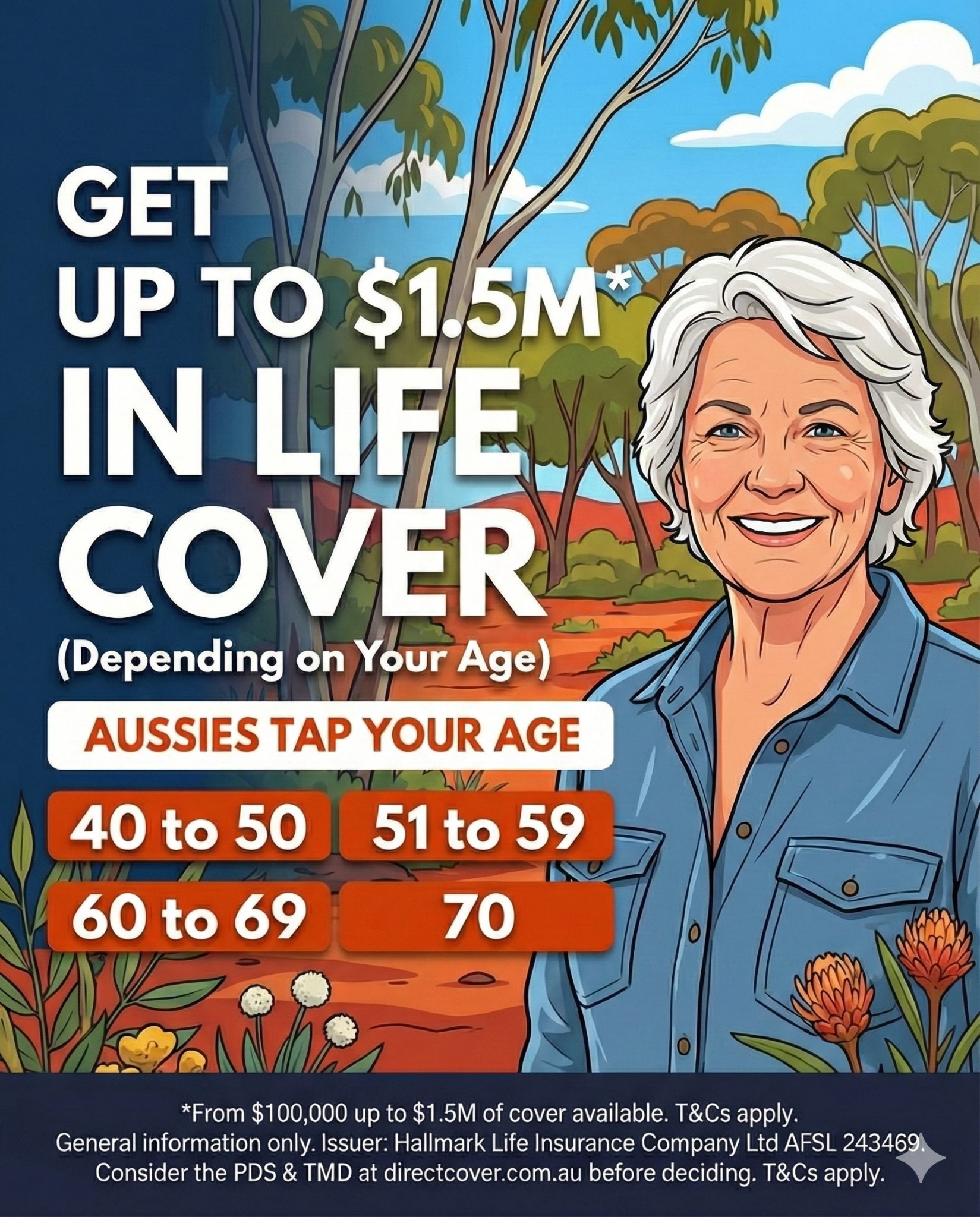 Family First Insurance Facebook ad: Affordable Cover for Everyday Australians