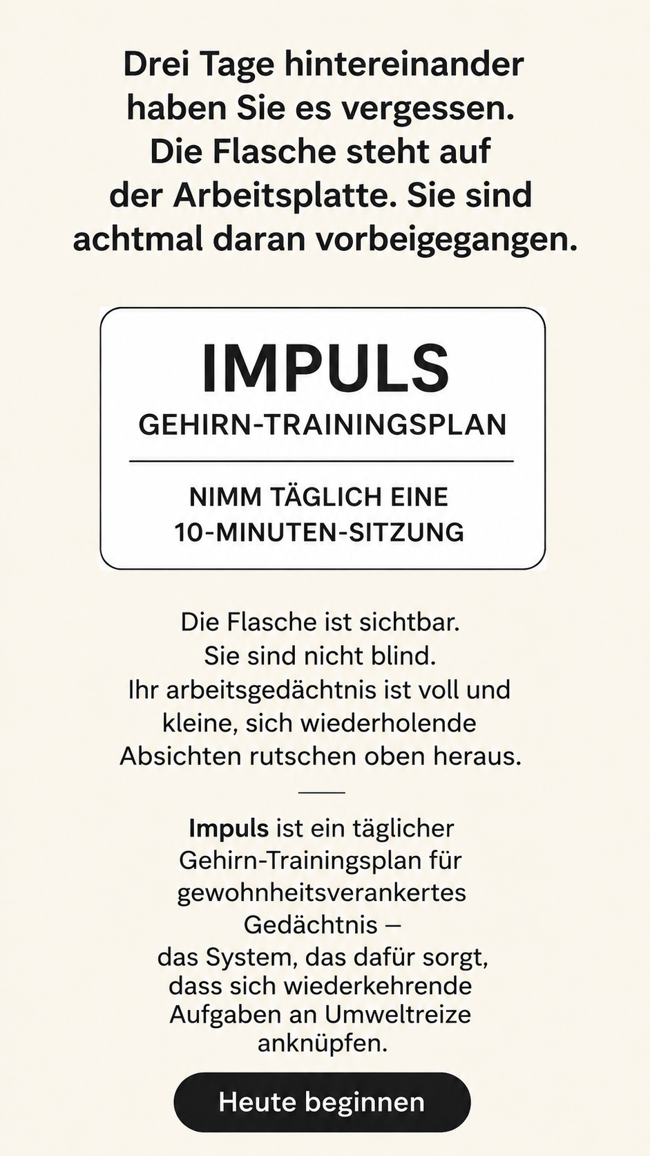 Impulse: Brain Training & Self-Discovery Facebook ad