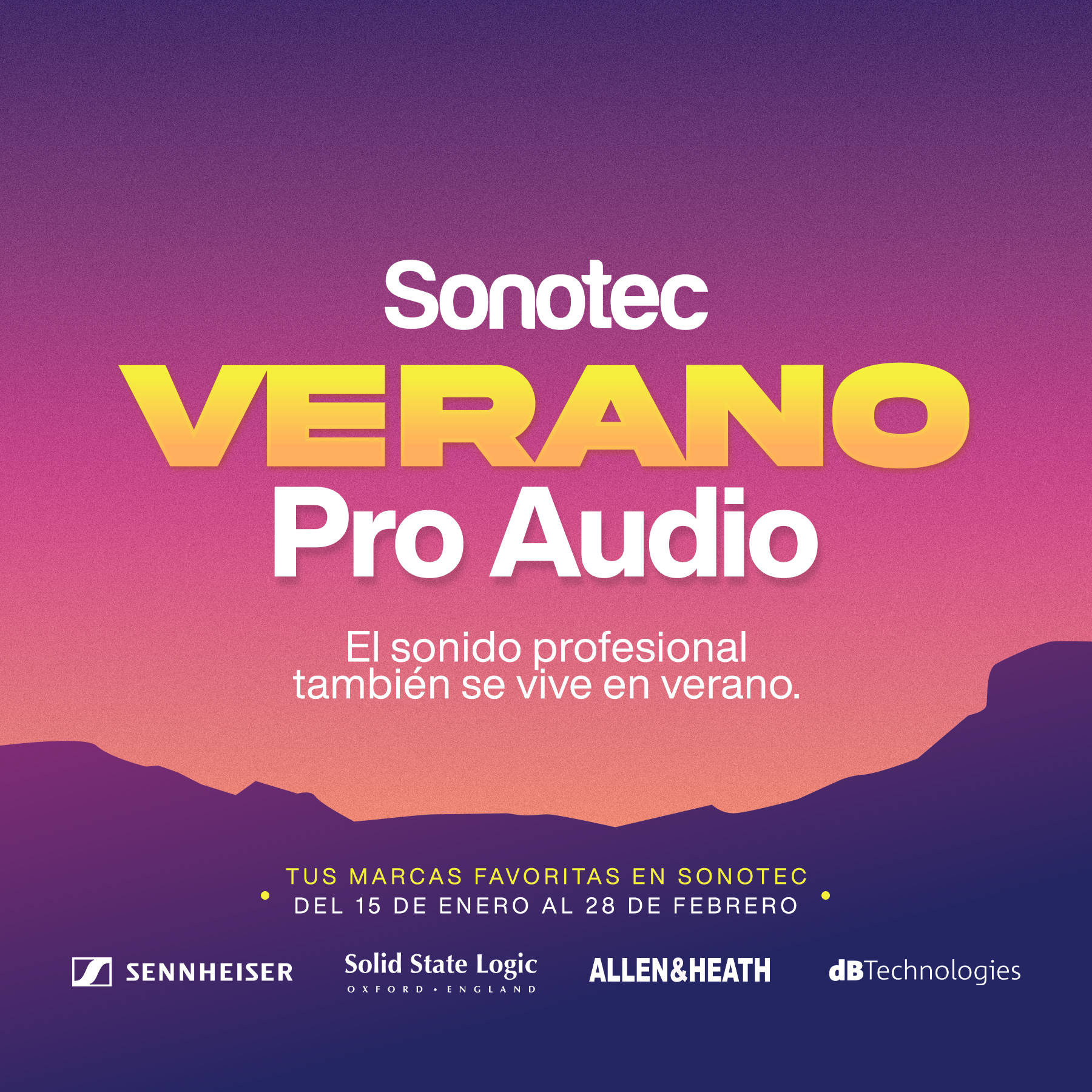 Sonotec Facebook ad: LLEGÓ El sonido profesional también se vive en…