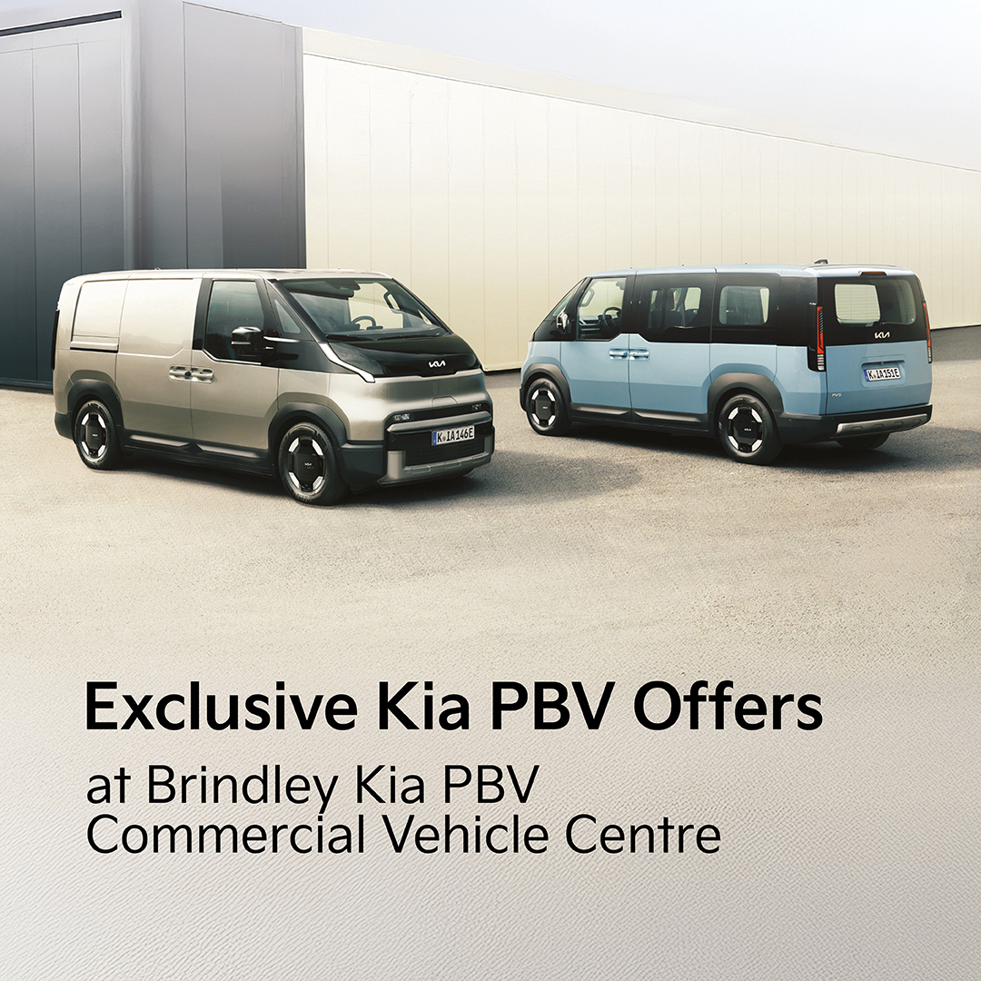 Brindley Kia PBV Centre Facebook ad: Introducing the All-New Kia PV5: Designed with flexibility…