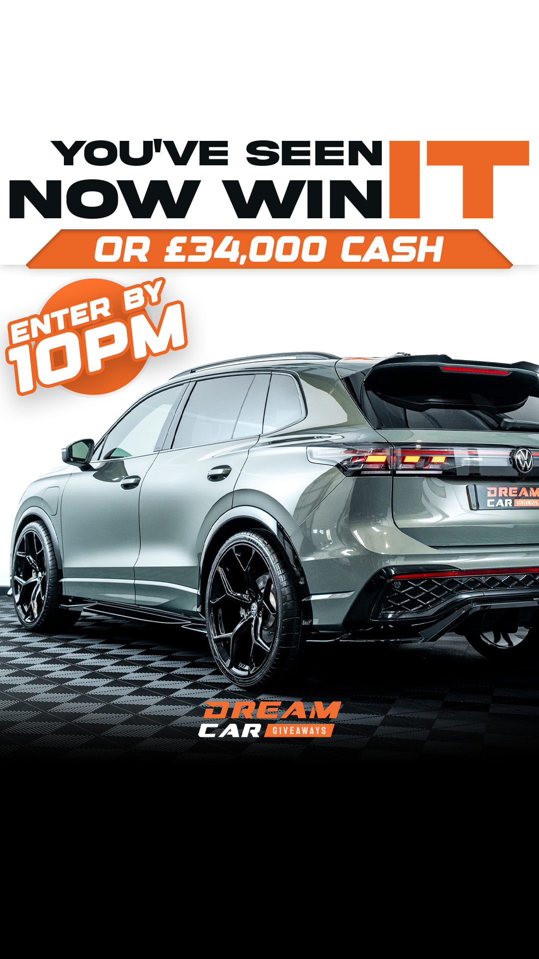 Dream Car Giveaways Facebook ad