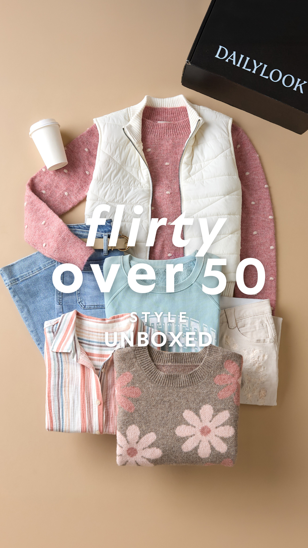 DAILYLOOK Facebook ad: Unbox Your Best Style Yet!