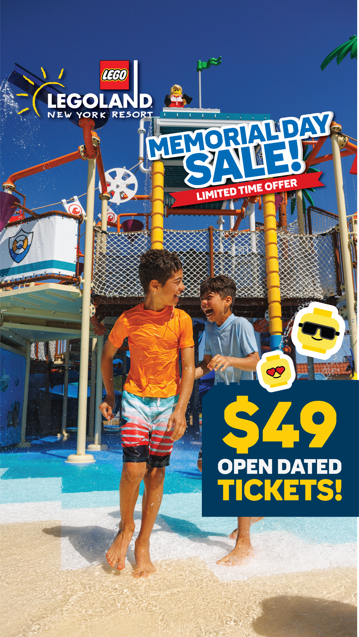 LEGOLAND New York Facebook ad from May 22, 2026