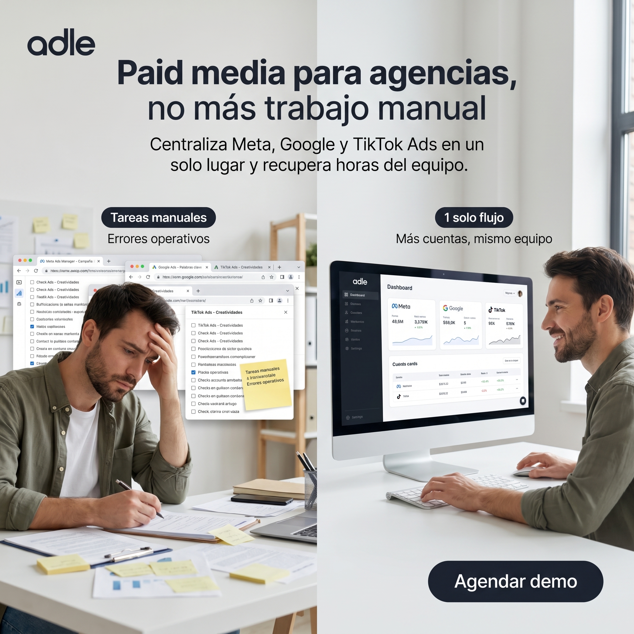 Buzzly AI Facebook ad: Ahorra 12 horas de trabajo en tus campañas ahora