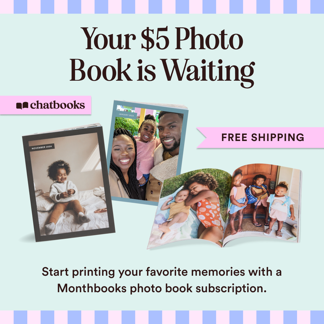 Chatbooks Facebook ad from Feb 13, 2026